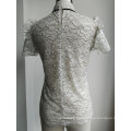 Cotton Nylon Lace Ladies Blouse Sleeve Sweater